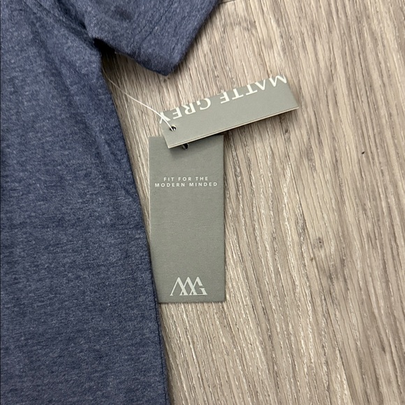 Marte Grey Men's Heather Blue Short Sleeve Tee Size S - Picture 4 of 8